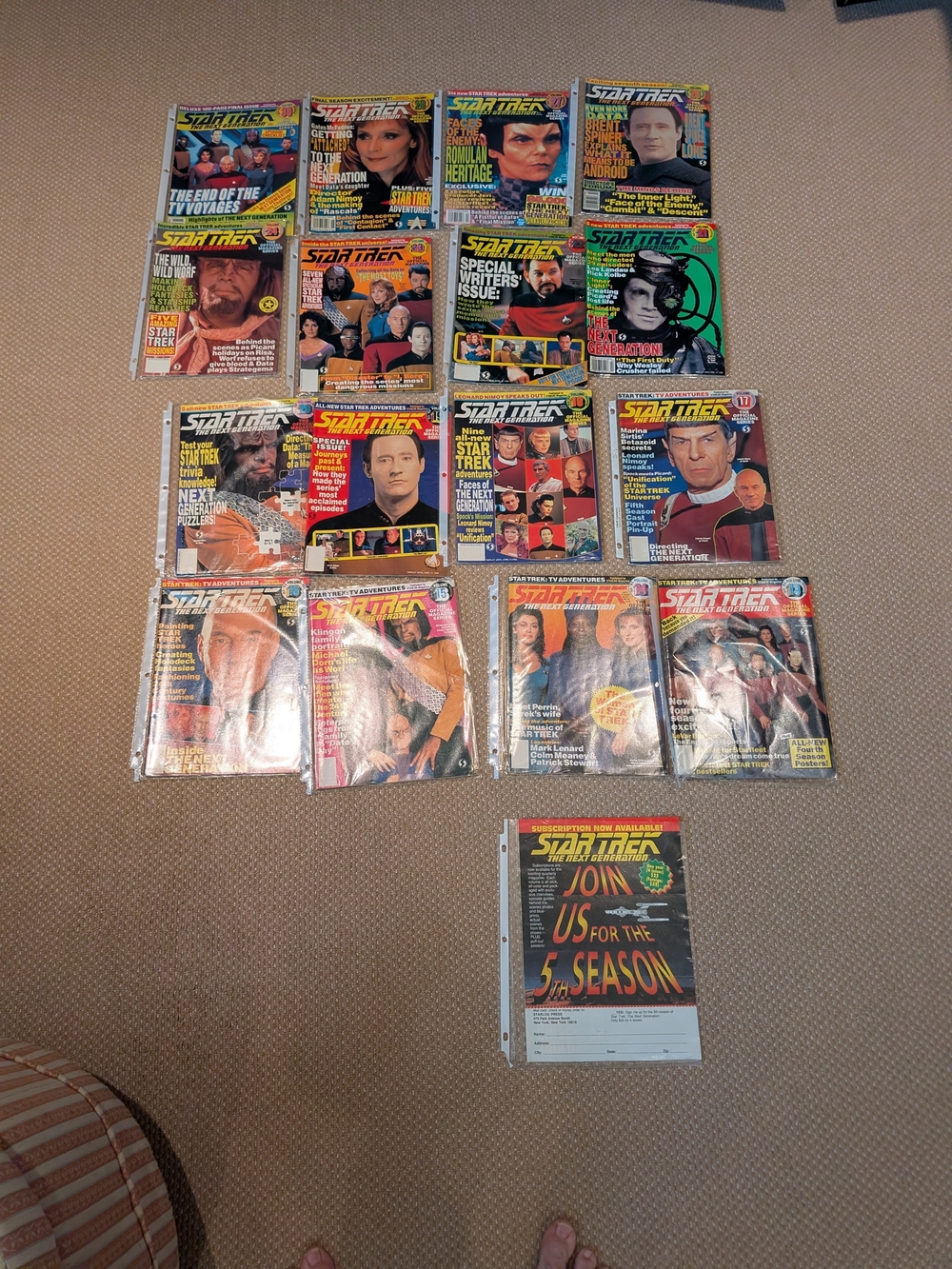 Star Trek Magazine Lot — Assorted Covers